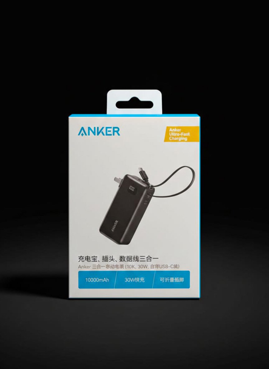 Anker 3-in-1 Power Bank 10K 30W