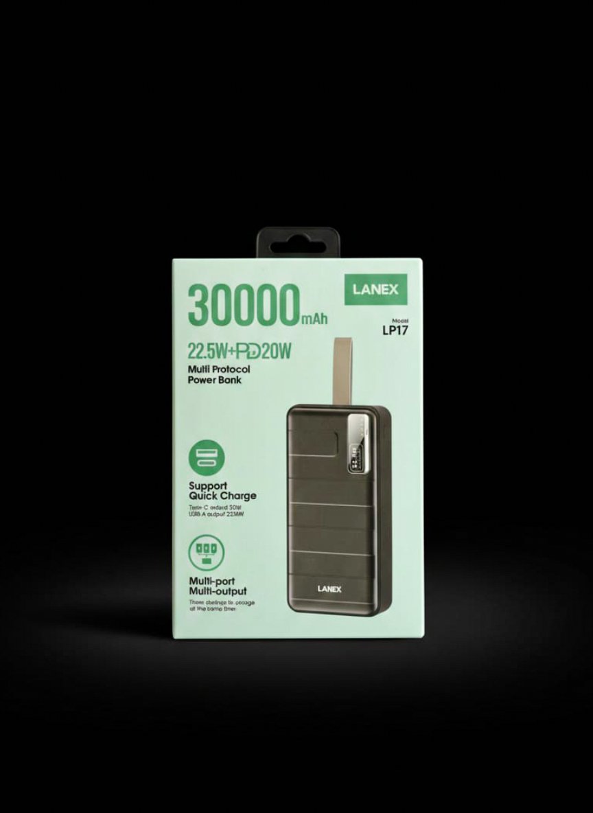 LANEX LP17 30000mAh Power Bank