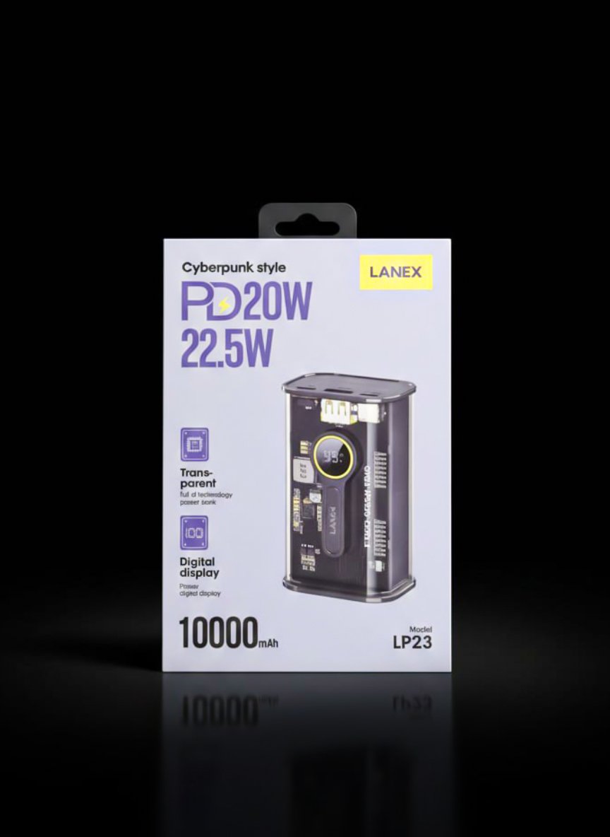 LANEX Cyberpunk Power Bank 10000mAh