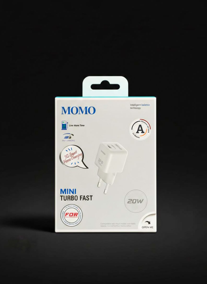 MOMO Mini Turbo Fast Charger 20W