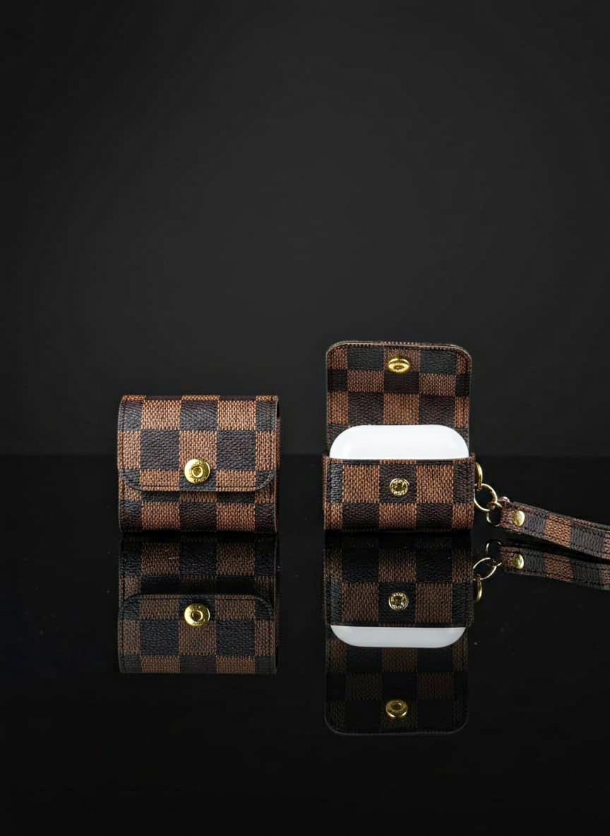 Checkered Luxury AirPods Case